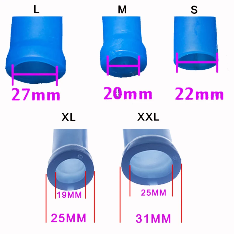 Glans Protector Cap Replacement for Penis Pump Enlarger Extender Male Masturbators Silicone Sleeves Accessories Penile Enhancer