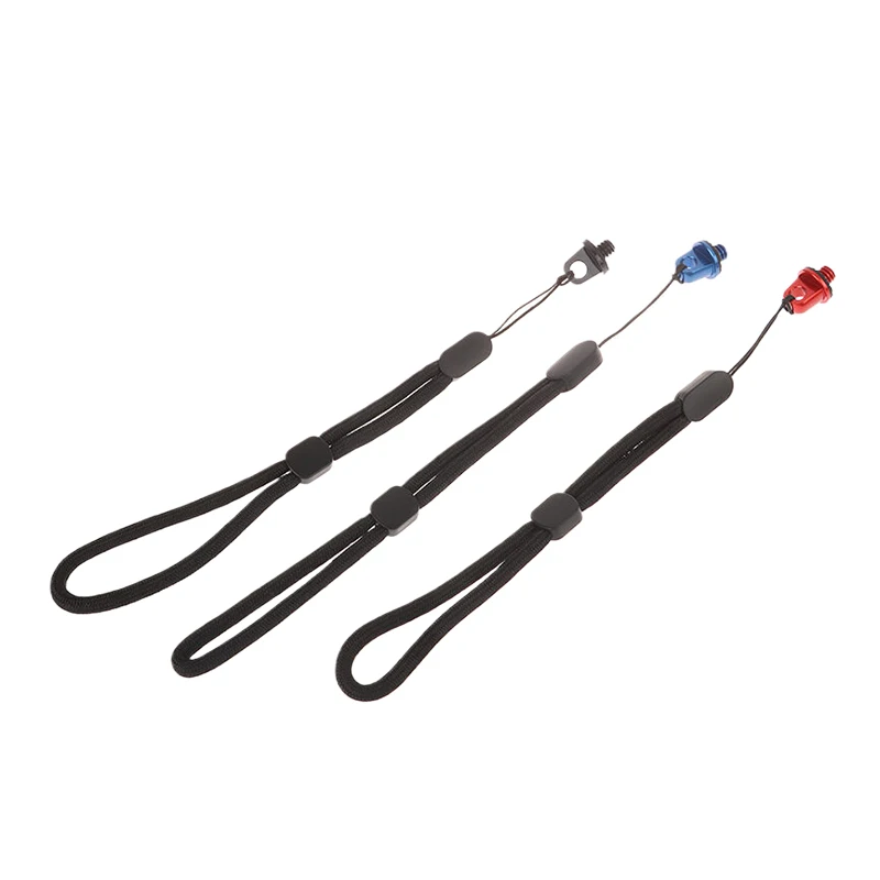 1/4 بوصة مقبض الكاميرا المسمار 1/4 "D حلقة محول مع قابل للتعديل اليد معصمه الحبل حزام الرافعة ل ترايبود استوديو الصور