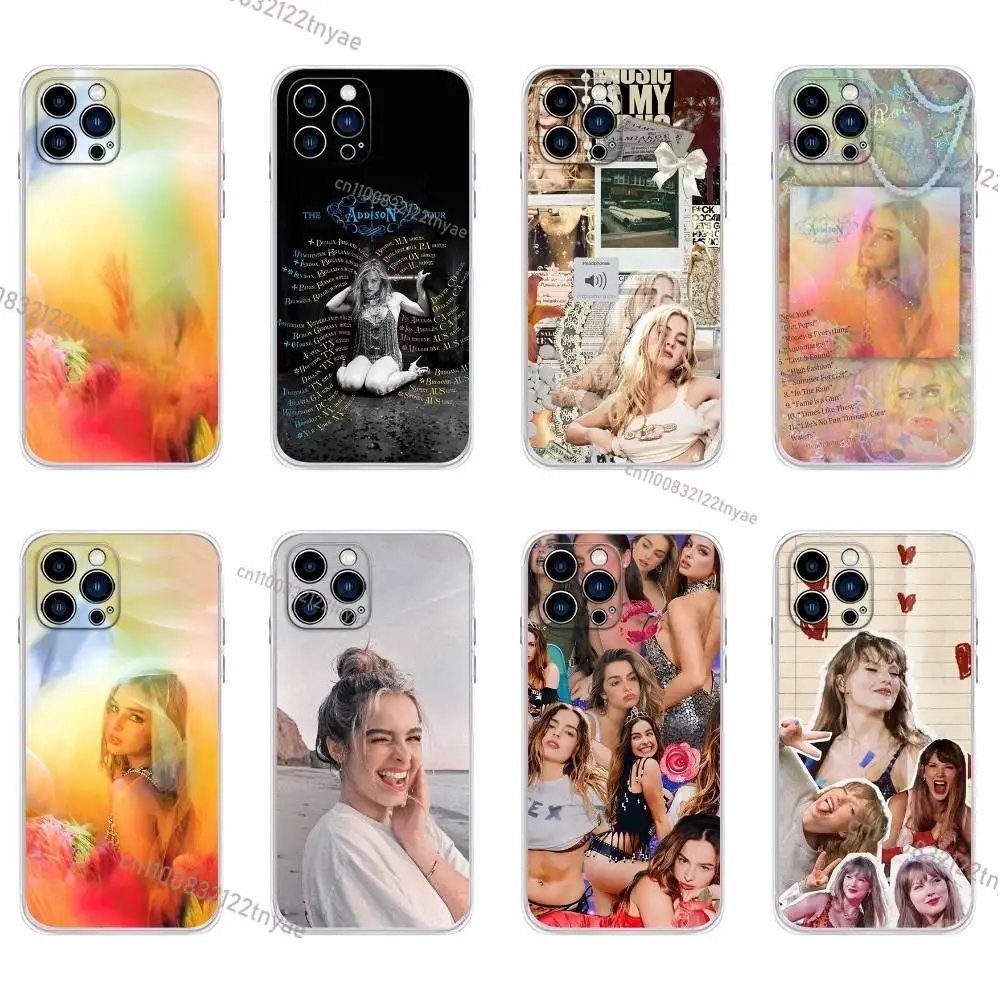 

A-Addison R-Rae Phone Case For iPhone 16,15,Pro,Max,14,Plus,13,12,11,E Mini Air,17,Pro Drop Protection Cover TPU