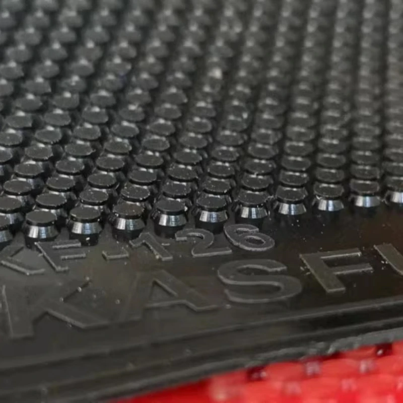 لوح مطاطي لتنس الطاولة من Kasfu ذو جزيئات كبيرة، إسفنجة طاقة داخلية فريدة من نوعها مقاومة لغرق الهجوم السريع