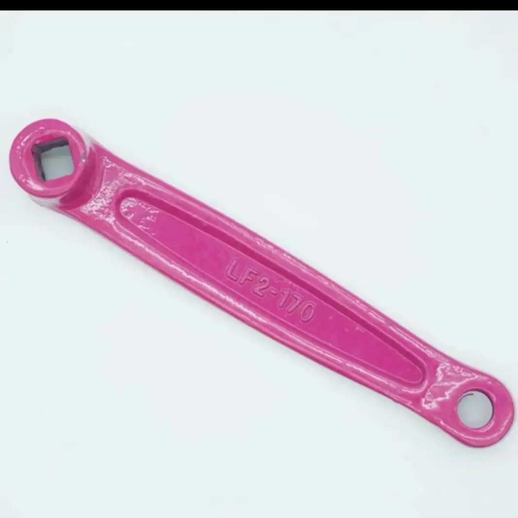 Pink Bicycle Left Crank Arm Aluminum Alloy Mountain Bike Road Fixed Gear Cycling Replacement Part Durable Lightweight Outdoor