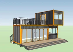 Duplex Prefabricated Container House Malaysia Price Kuching Small House Living Prefab