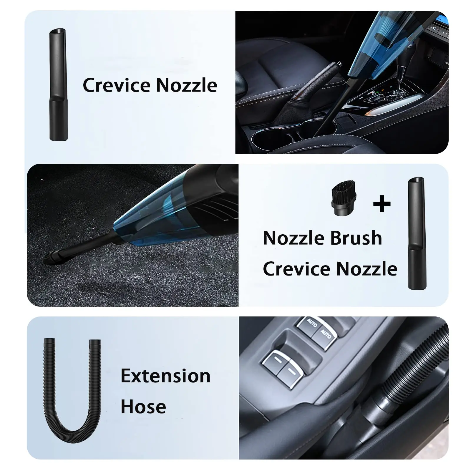 Factory Price Portable 12V Mini Hand Vacuum Cleaner Car Vacuum With ABS Material