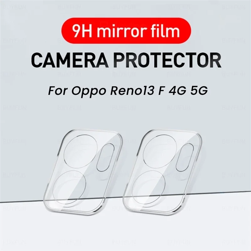 

2Pcs 3D Curved Camera Protector Case for Oppo Reno13 FS F S Reno 13 Pro 5G HD Glass Rear Lens Cover Reno13F Reno13FS Reno13Pro