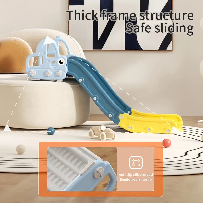 2026 Indoor Kids Slide For Home Use, Mini Simple Toddler Bedside Slide, Educational Play Toy For Babypromote Sales