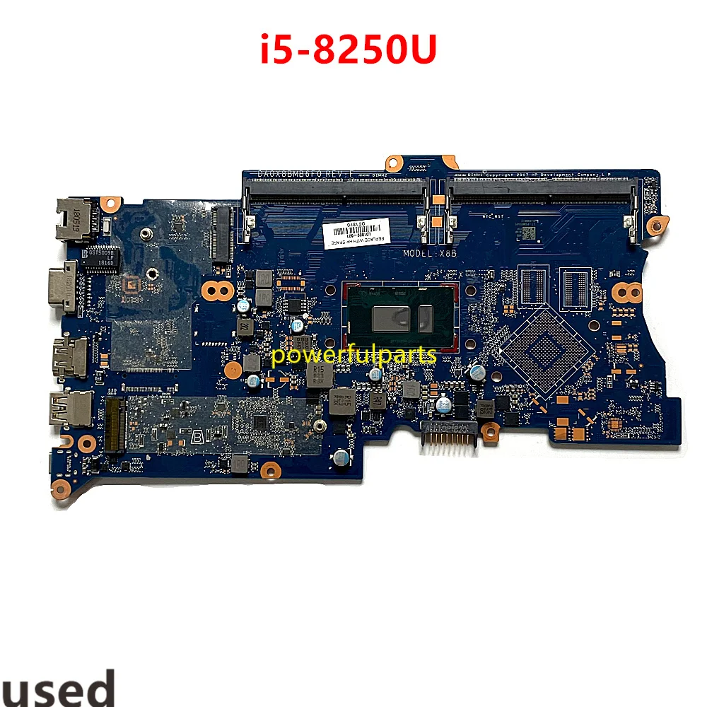 L01039-001 L01039-601 For HP ProBook 430 G5 440 G5 Laptop Motherboard DA0X8BMB6F0 With SR3LA i5-8250U CPU DDR4 Working Good