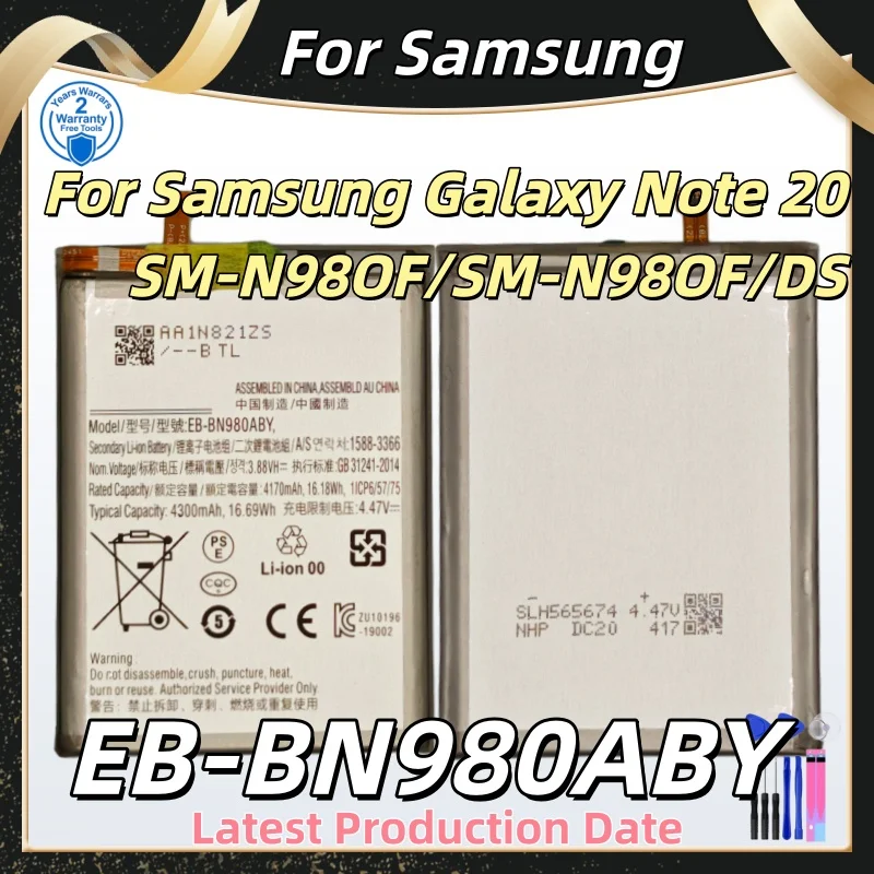 Battery EB-BN980ABY For samsung Galaxy Note 20 N980F SM-N980F/DS N980 Battery EB-BN980ABY+Free Tools