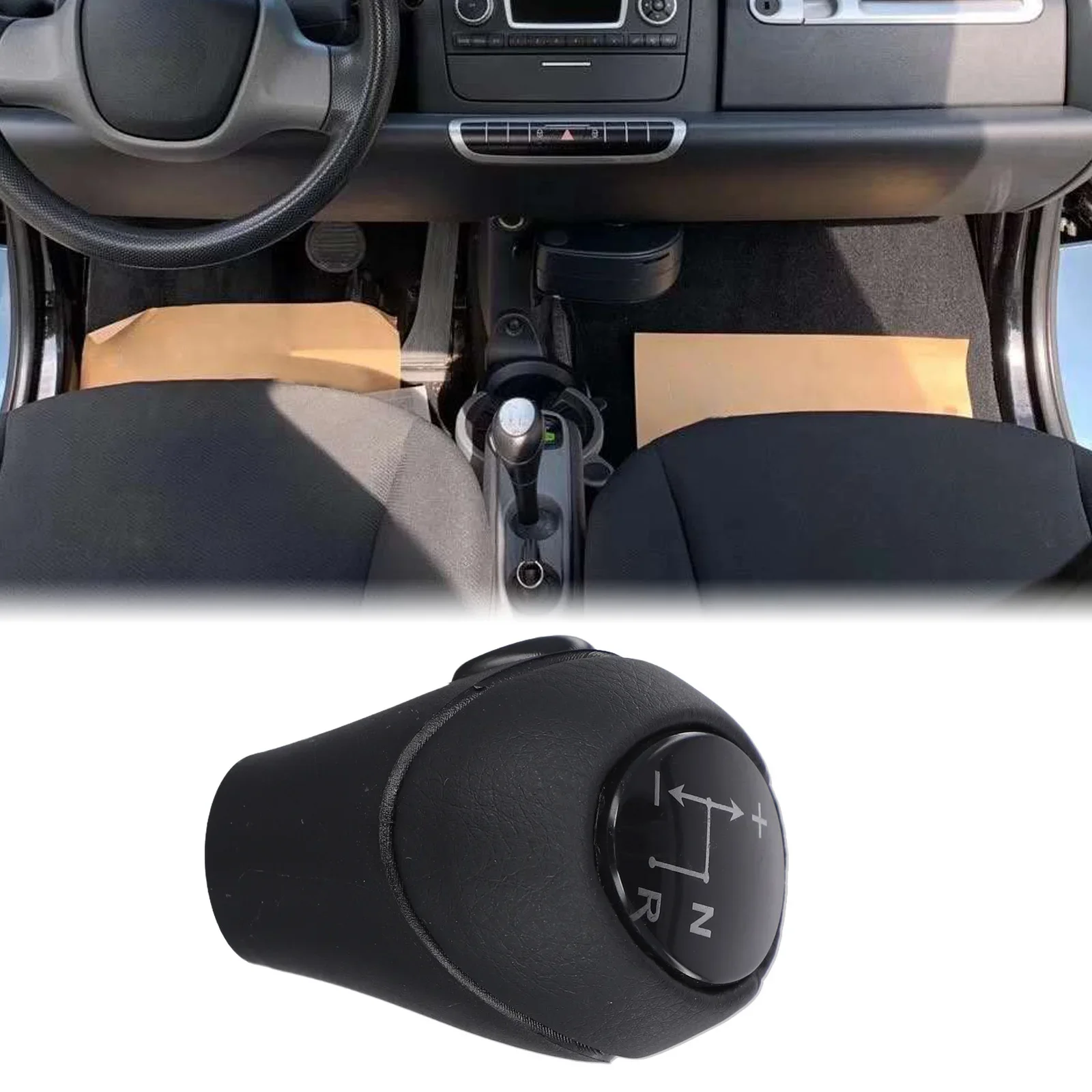 Transform Your For Smart Fortwo 450 451 Interior with this Premium Shift Knob Upgrade Comfortable and Precise Gear Shifting