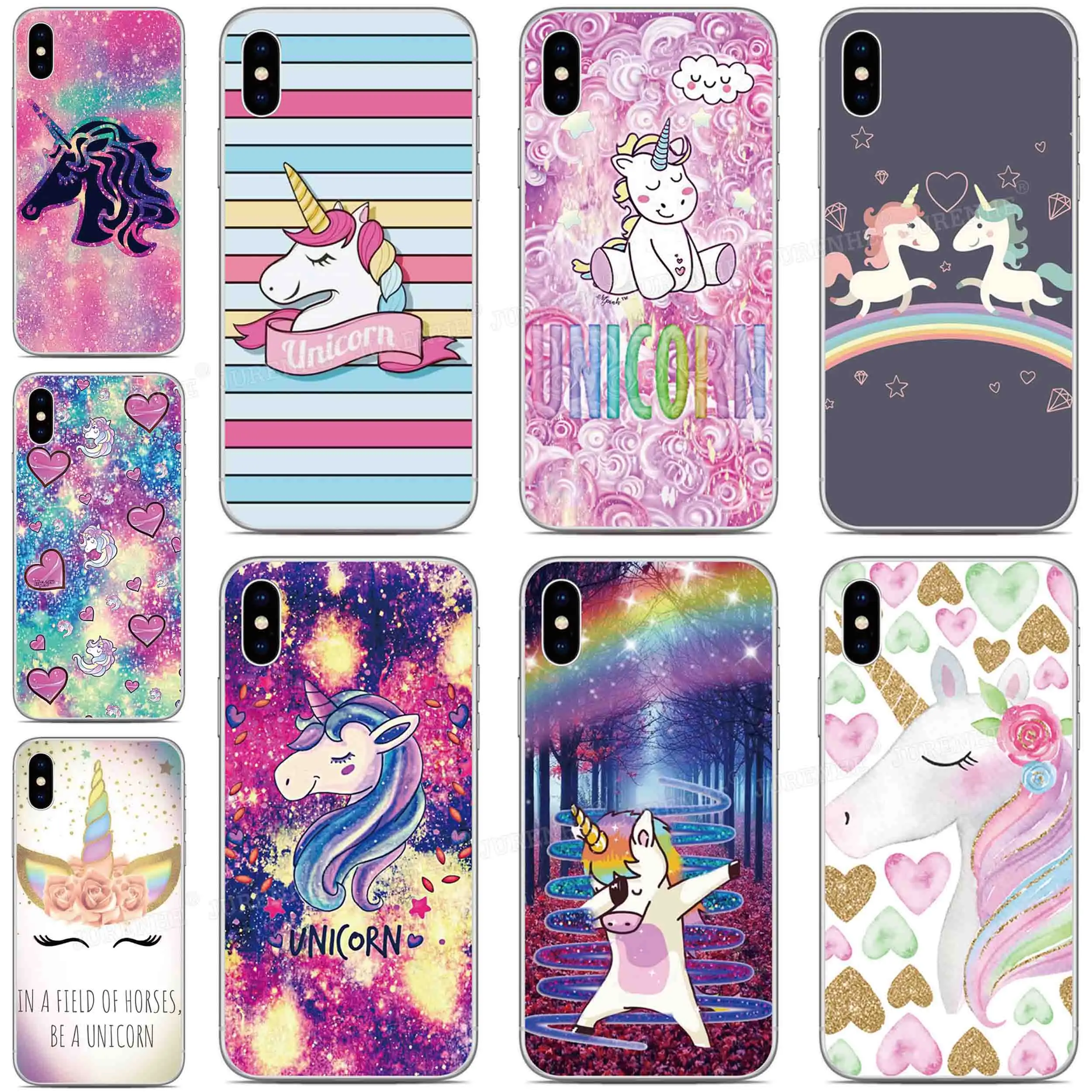 Rainbow Unicorn Phone Case For Blackview Wave 6C Color 8 A50 A52 A53 A55 A85 A90 A95 A96 A100 A200 Pro Oscal C80 C70 C60 Cover