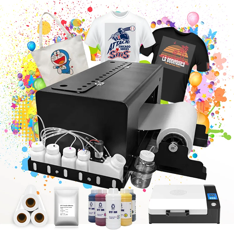 A3 طابعة تي شيرت آلة طباعة نقل الحرارة F1080 XP600 طابعة نافثة للحبر