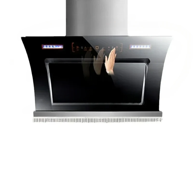 Range Hood Exhaust Large Suction For Home Kitchen Dual Motor Side 220V