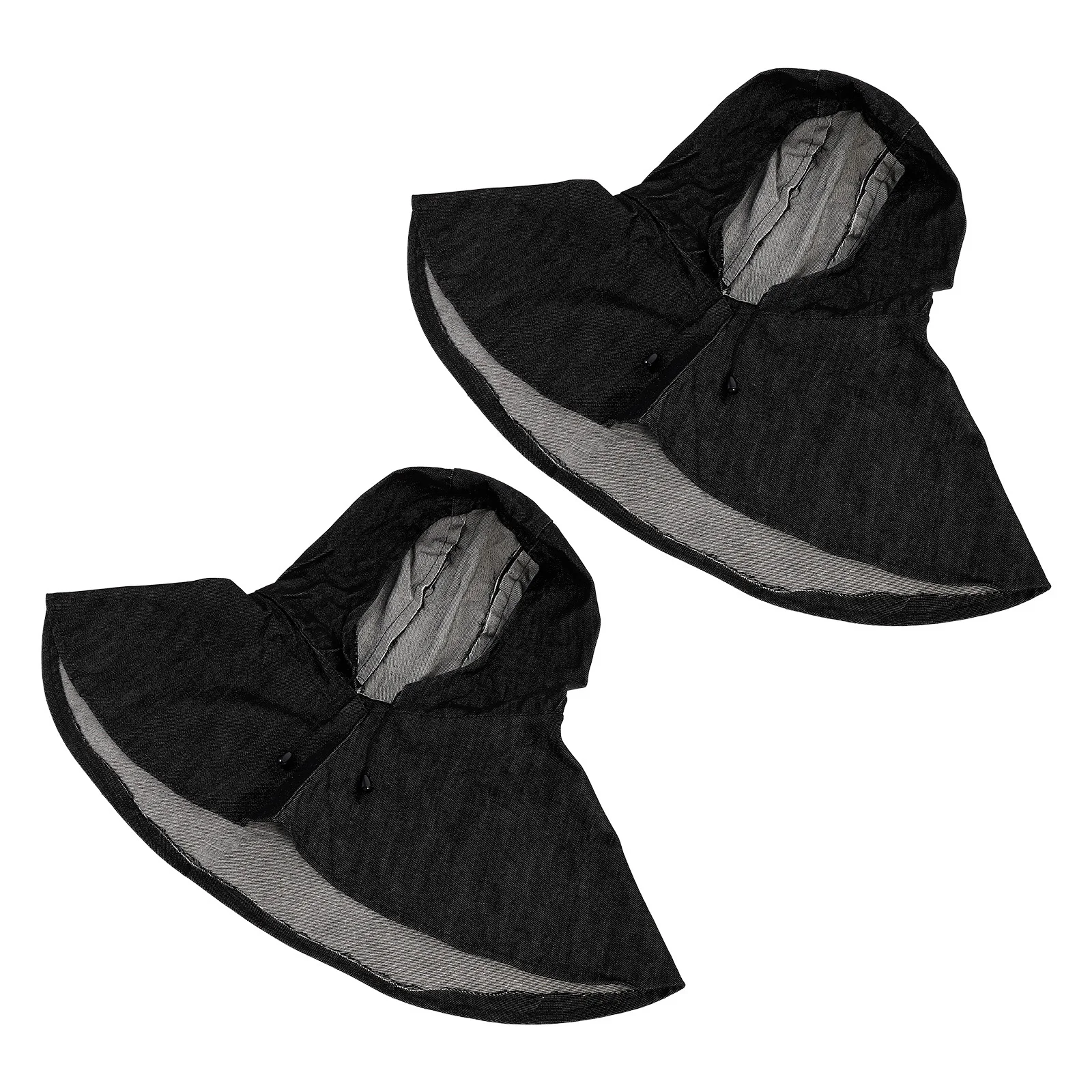 2 قطعة قبعات غطاء محرك السيارة الواقية قابل للتعديل الرباط حزام تنفس تصميم خفيف الوزن لصيد الأسماك تحمل العمل ركوب الرقبة