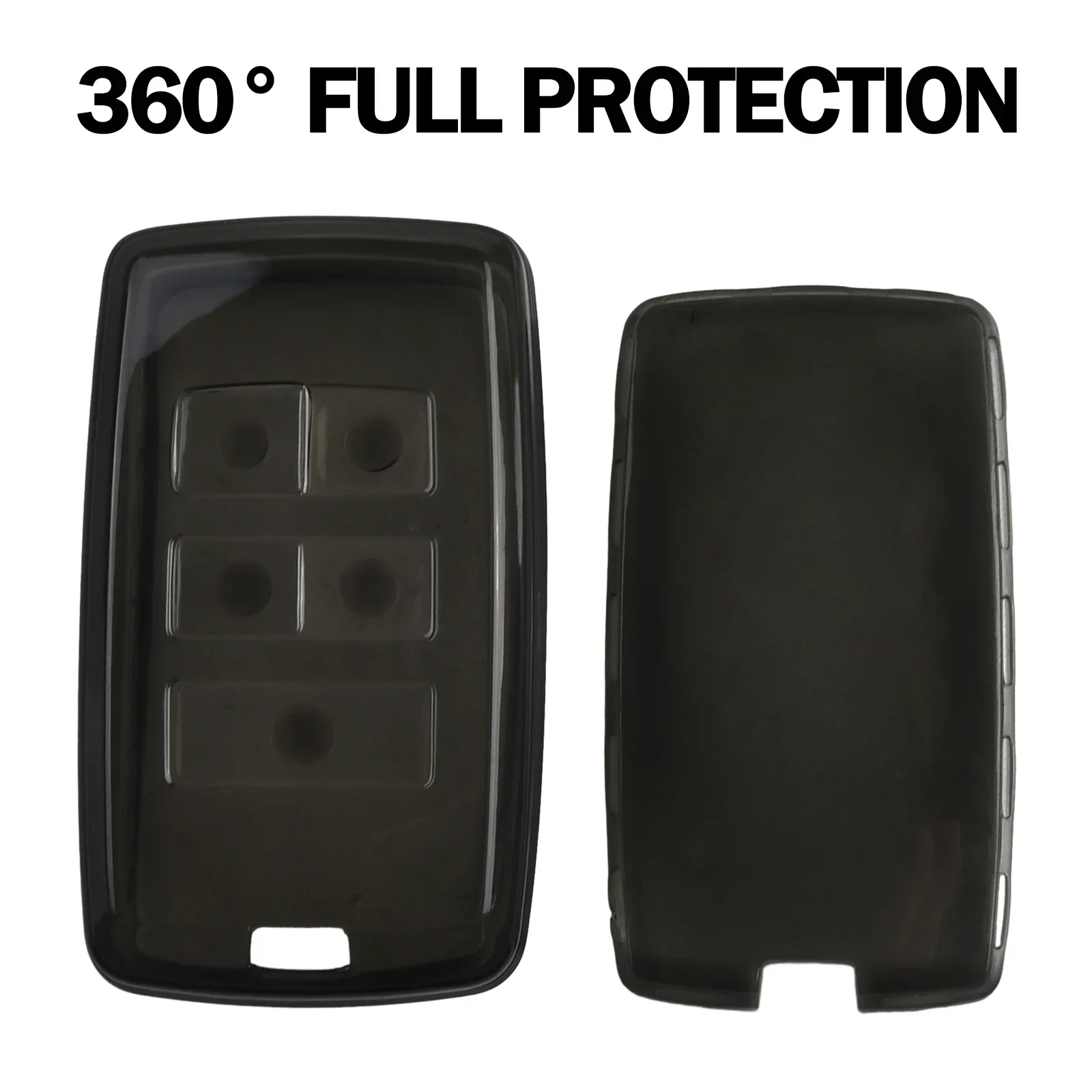 

Car Interior Accessories Key Case Key Fob Cover Auto For Range Rover Lightweight Transparent Black For Jaguar I-PACE 2019-2023