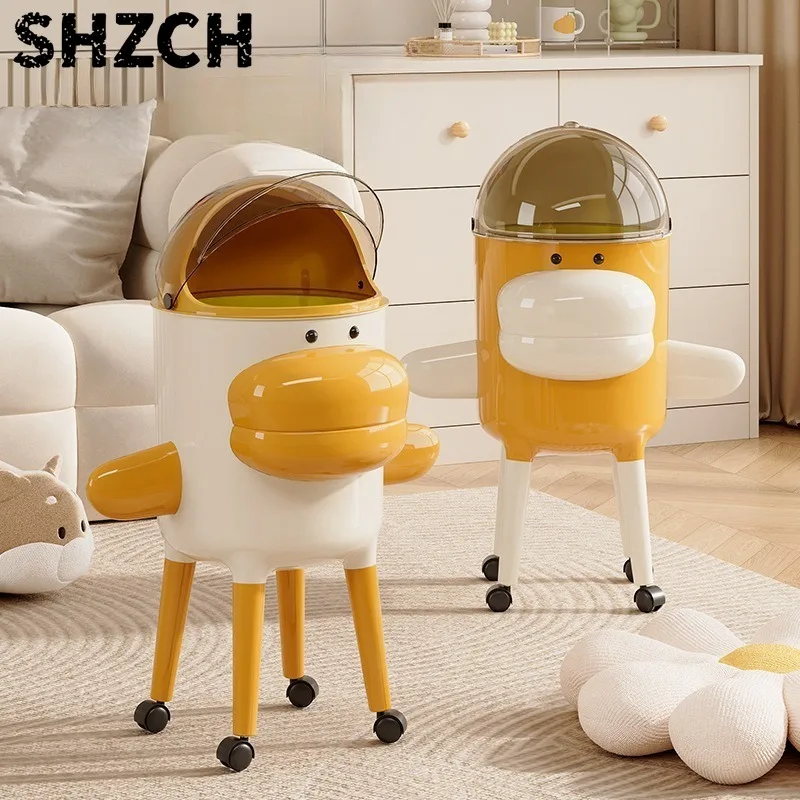Trash Can Househol Living Room Light Luxury New High Value Creative Bedroom Kitchen Ведро Прямоугольное Accessories Basket