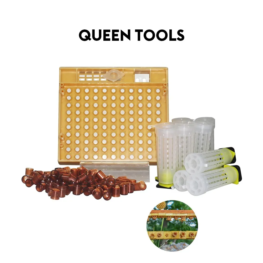 1 Set| Nicot Bee Queen Rearing Kit Plastic Beekeeping Tools HoneyBee Larva System Move Worms for Beekeeper