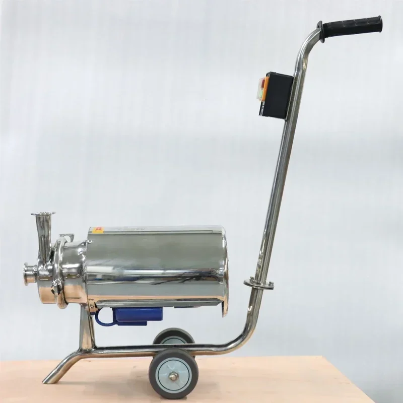 

2HP 220V 50HZ Single Phase Stainless Steel Food Grade SS304 Mobile Sanitary Centrifugal Pump