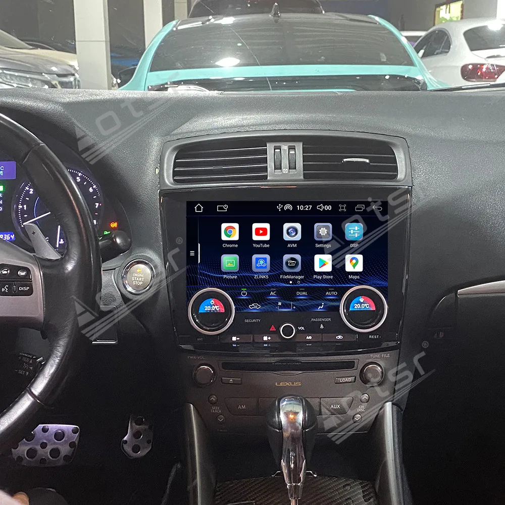 

10.1 Inch Android 14 CarPlay Car Radio For Lexus IS 2006-2012 Touch Screen Multimedia Player GPS Navigation Head Unit DSP BT