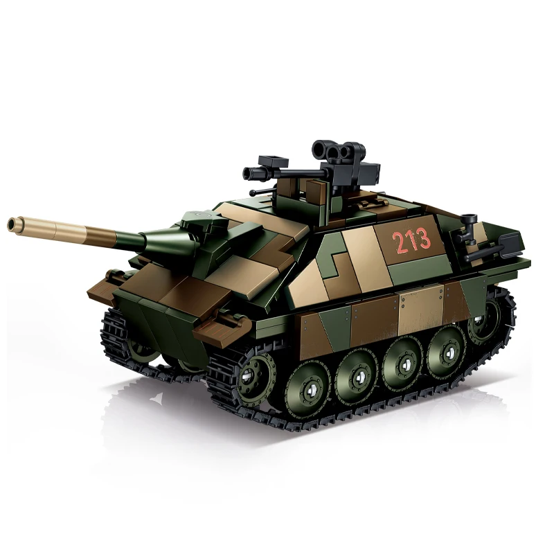 

Military Army Soldiers World War 2 38T Tank Destroyer Model Assembly Building Blocks Bricks Toys For Children Xmas Gift ﻿