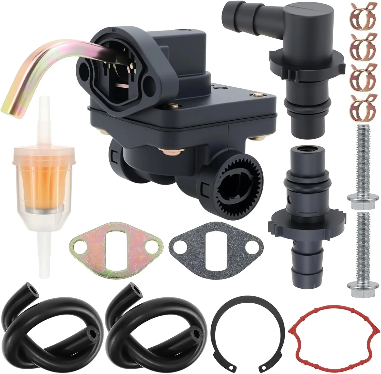 Bomba de Combustible Compatible con Motores Kohler CH11 CH12.5 CH13 CH14 CH15 CH16, Bomba de Aceite para Cortacésped John Deere LX266 LX255 LX188 R