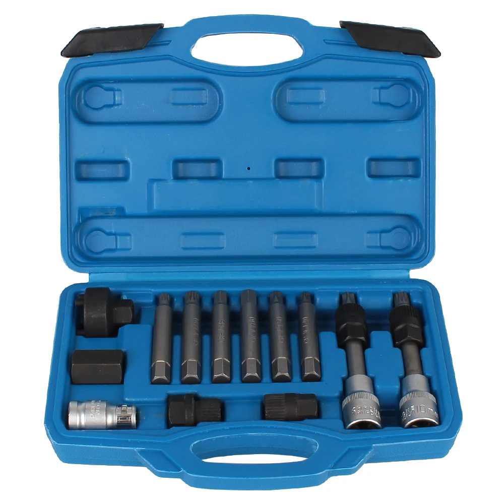 

Набор инструментов для снятия шкива генератора и ремня привода для автомобилей Mercedes-Benz, BMW, Volkswagen, универсальный ключ для снятия ремня