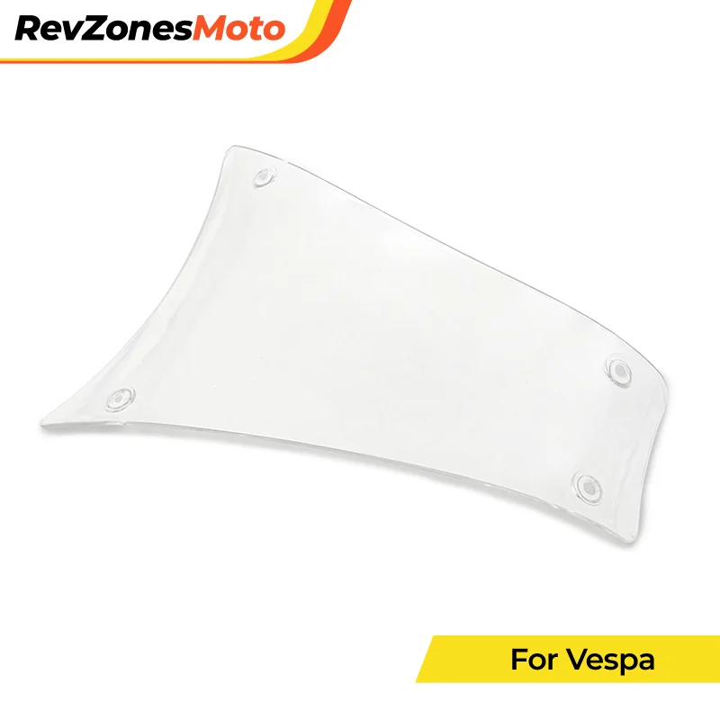 

Передняя крышка аккумуляторного отсека мотоцикла для Vespa GTS 150 250 300 GTV 300 HPE 2013-2024, прозрачная сменная защитная панель из АБС-пластика