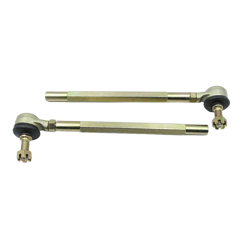 1 Pair M10-M10 Left Hand Thread Steering Tie Rod Kit for DIY ATV Go Golf Kart Buggy Quad Bike Gear Rack Parts