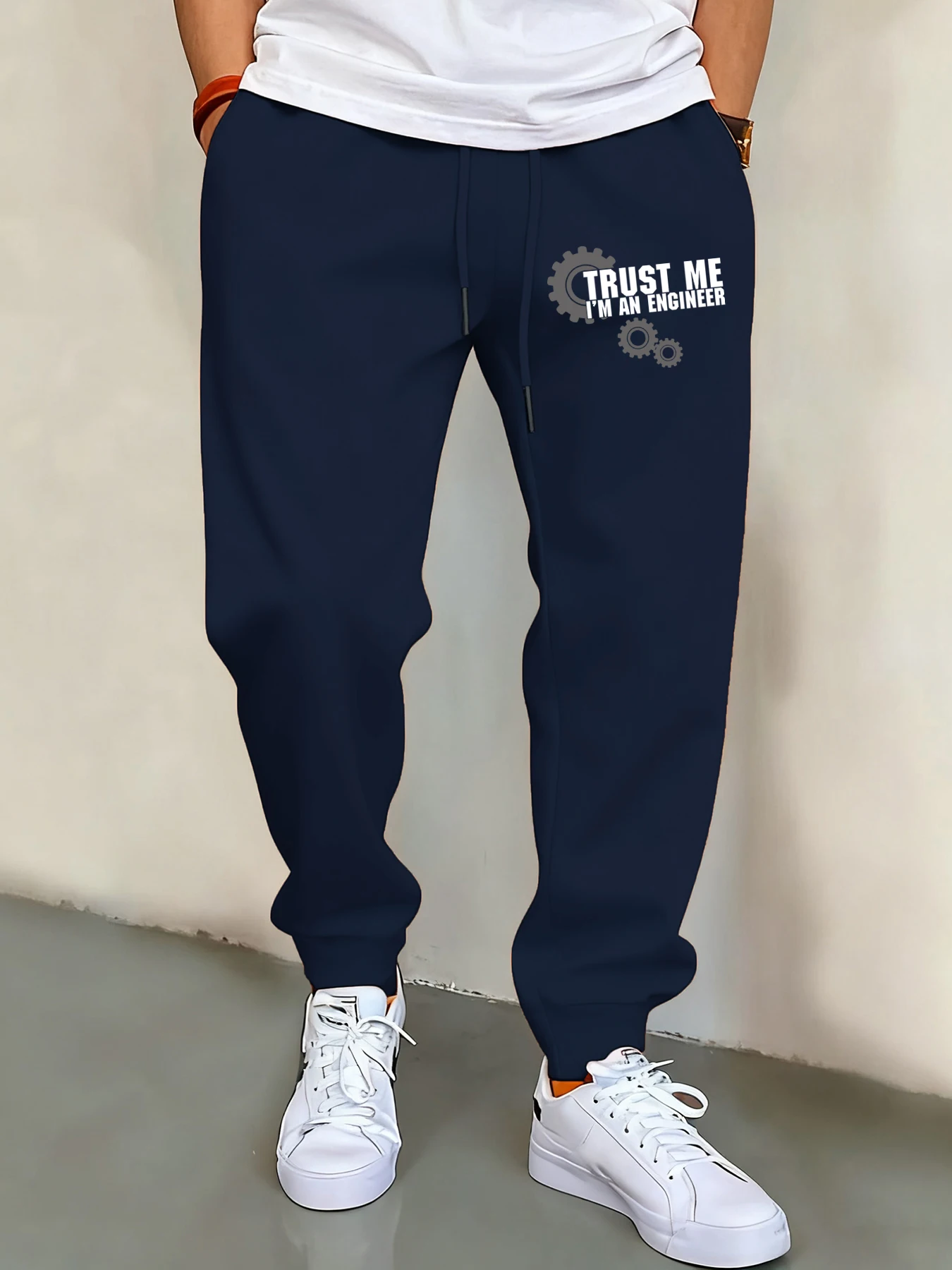 

Trust Me I'M An Angineer Printing Men Trousers Pocket Joggers Pant Casual Autumn Men'S Pants Fashion Warm Male Sweatpants