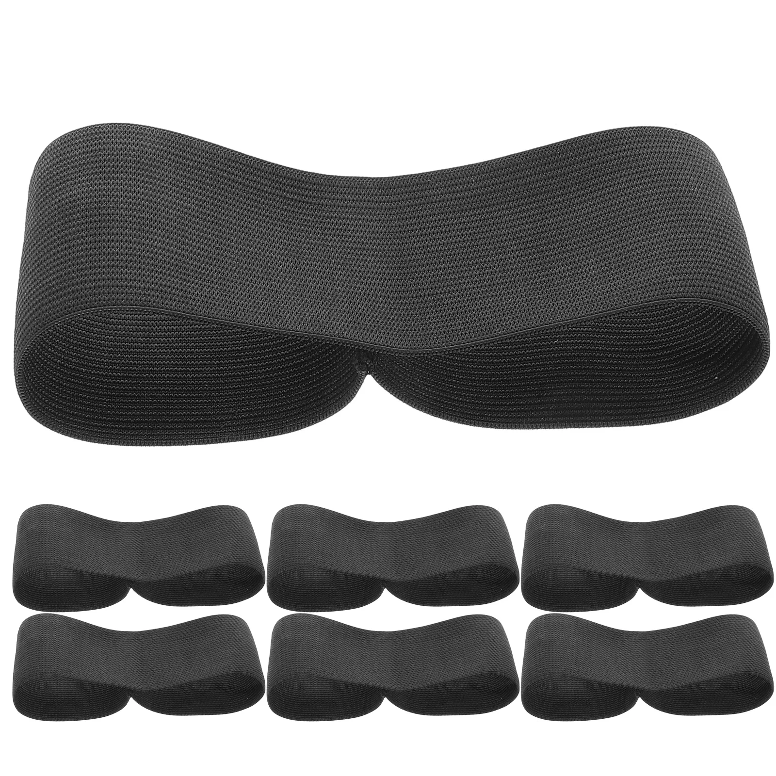 15Pcs Memorial Armbands Black Elastic Mourning Band Adjustable Funeral Tribute Ceremony Mourning Accessories Elastic Twill Bands