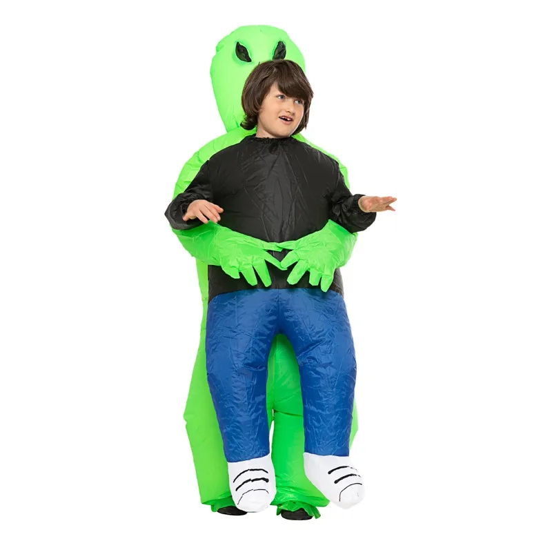 

Alien Stage Cosplay Inflatable Suit Kids Adult Halloween Festival Show Air Blow Dress up Jumpsuit Women Men Boy Girl 2025