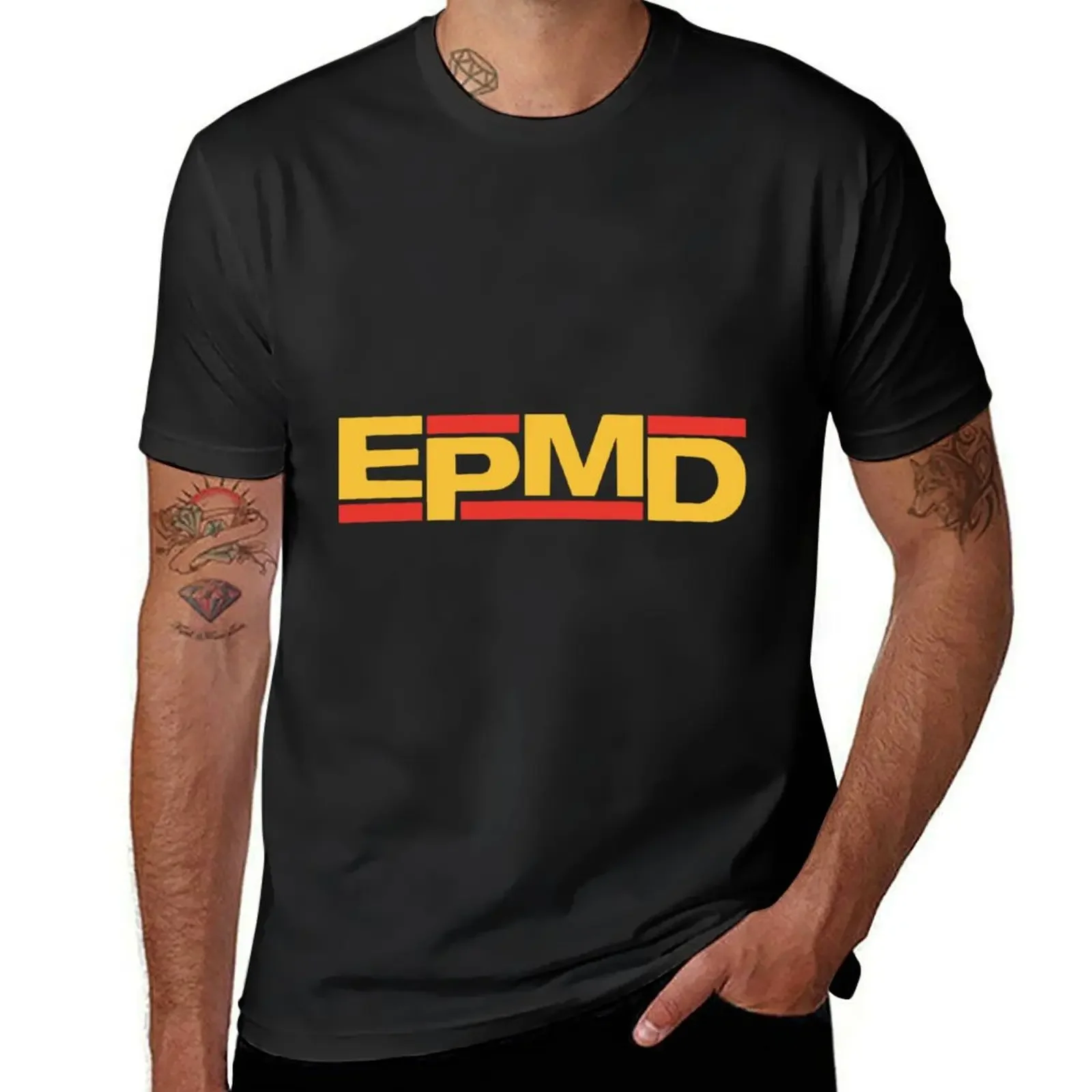 EPMD Unfinished Business LP PROMO REPLICA\t T-Shirt cotton graphic tees hippie clothes men t shirts