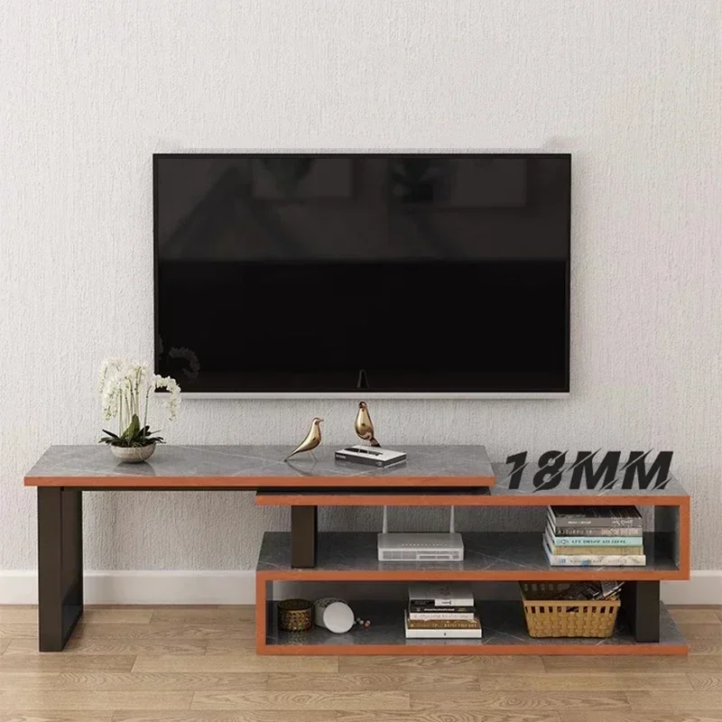 White Coffee Tv Table Speaker Speaker Drawers Filing Movies Center Entertainment Tv Stands Modern Muebles Replica Furniture