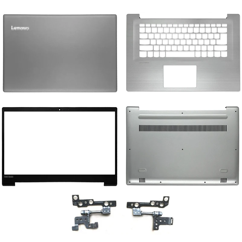 NEW For Lenovo IdeaPad 320S-15IKB 320S-15 520S-15 520S-15IKB Laptop LCD Back Cover Front bezel Hinges Palmrest Bottom Case Grey