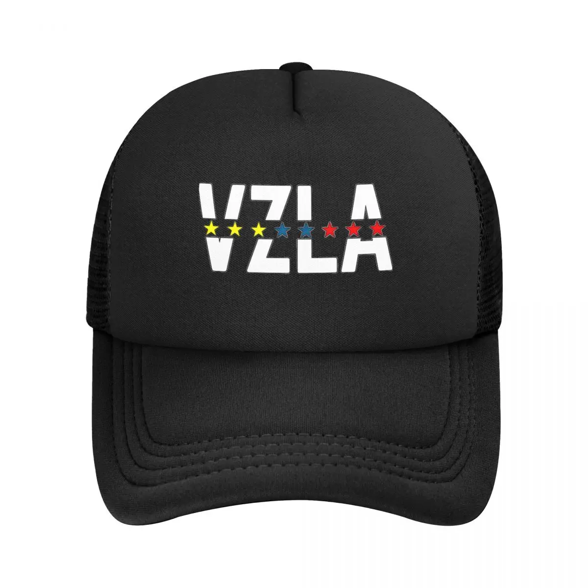 Venezuela Venezuelans Abroad VZLA Mesh Baseball Cap Unisex Sport Sun Caps Adjustable Snapback Caps Sun Hats Summer Trucker Caps