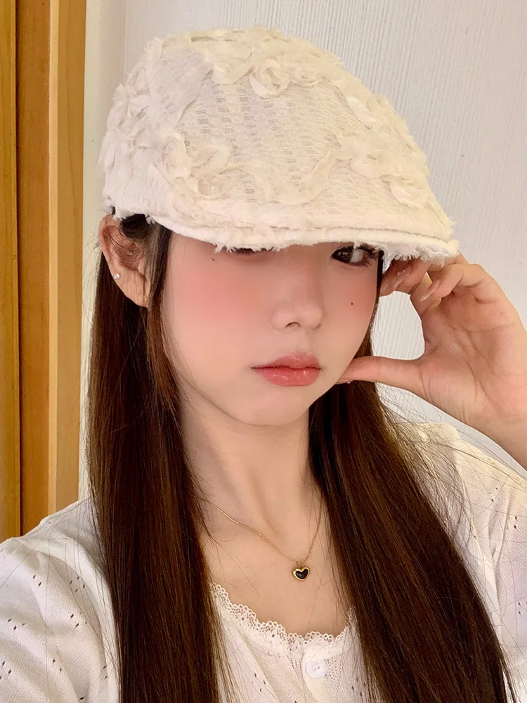 

Берет Sli Briti для женщин, модная универсальная кепка художника-газетчика, уличная восьмиугольная кепка, всесезонное использование