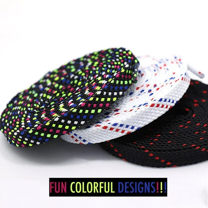 Classic Shoelaces for Sneakers Flat Mixed-colors Shoe laces AF1/AJ Shoelace Elastic Laces Shoes 100/120/140CM Strings 1Pair image 2