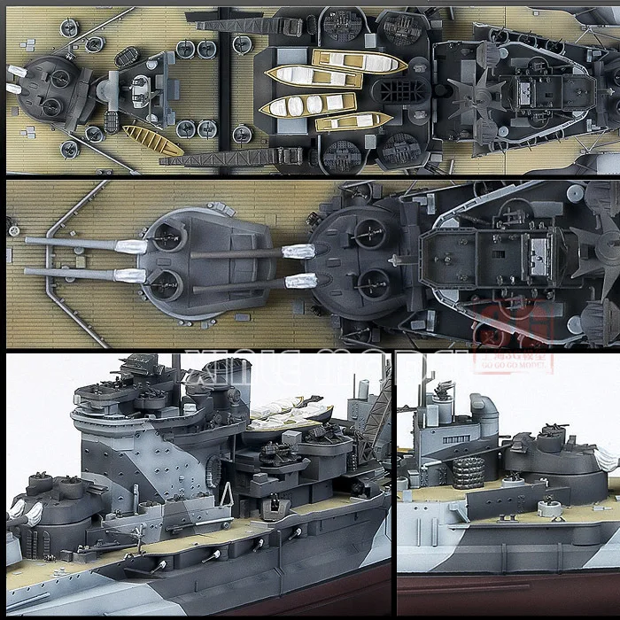 مجموعة نماذج سفينة الأكاديمية 14105 فئة الملكة إليزابيث، ملابس الحرب، سفينة حربية 1/350