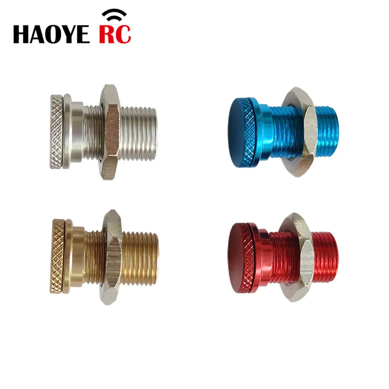 

HY CNC Alloy D4 Fuel Filler Dot Oil Nipple Oil Plug Fuel Tank Accessories For RC Aircraft Gasoline Golw Engines Airplane