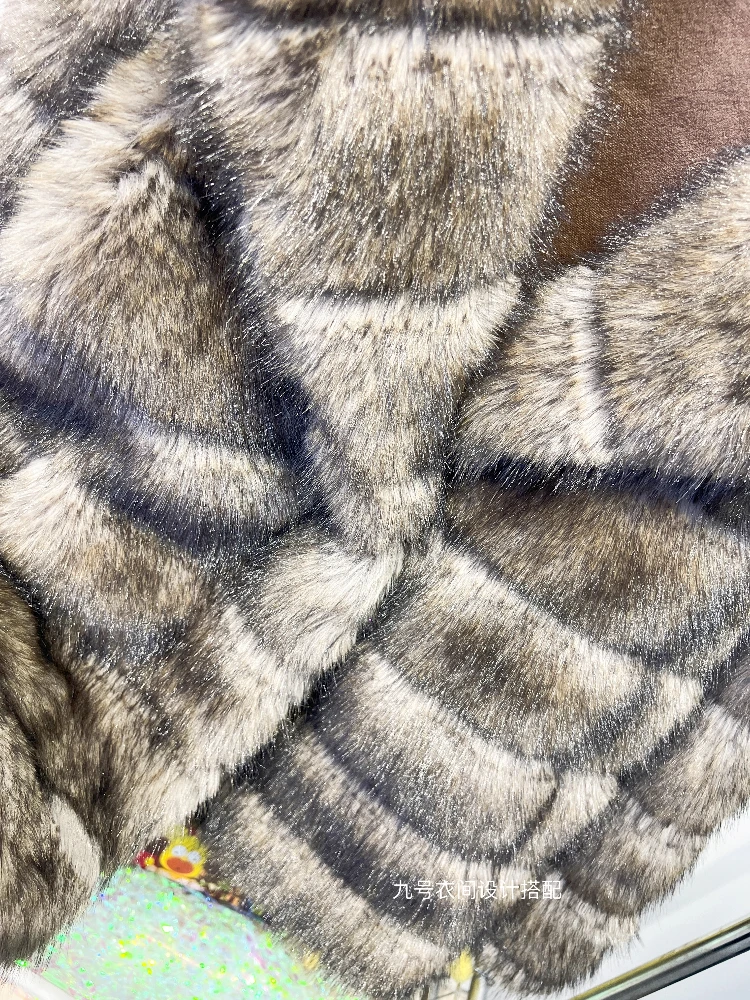 Female Fashion Faux Fur Women 2025 Winter New Warm Thickened Mink Fur Loose Comfort Chic Versatile Long Sleeve Nice Coat Jackets