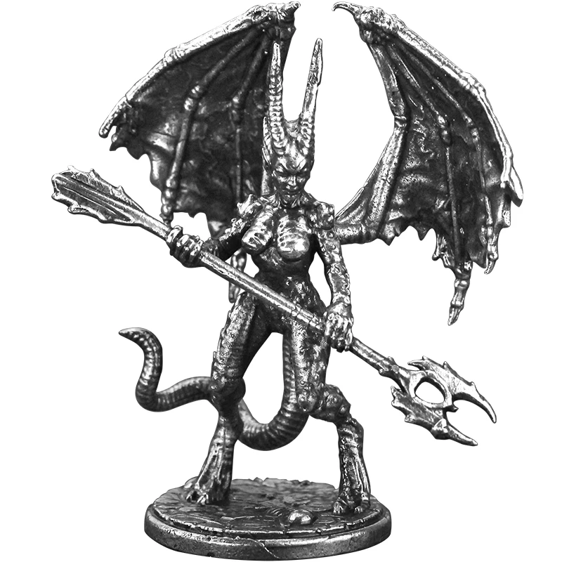 Hölle Dämon Soldat Action Figuren Metall Brettspiel Stück Auto Innen Miniatur Ornament Modell Fertiges Produkt Spielzeug