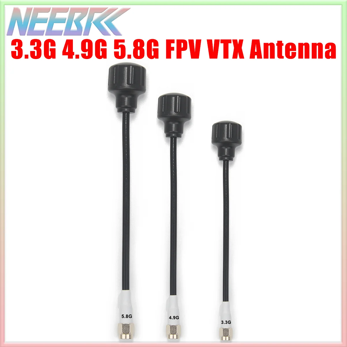 NEEBRC 5,8G 4,9G 3,3G 150mm 5Dbi FPV VTX Antenne SMA für RC Freestyle Long Range FPV Drone Multicopter Quadcopter VTX DIY Teile