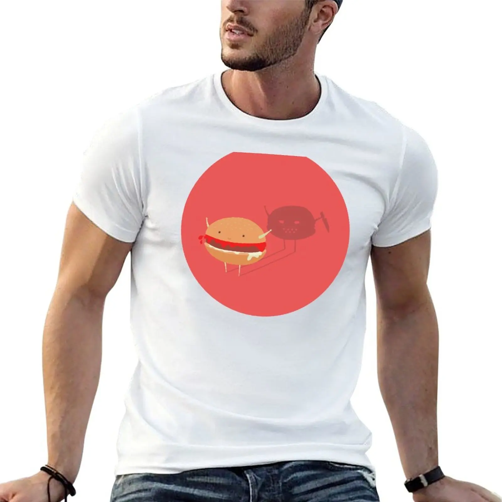 

Fast fat food T-Shirt man t shirts graphic t shirts for man graphic vintage T-Shirt