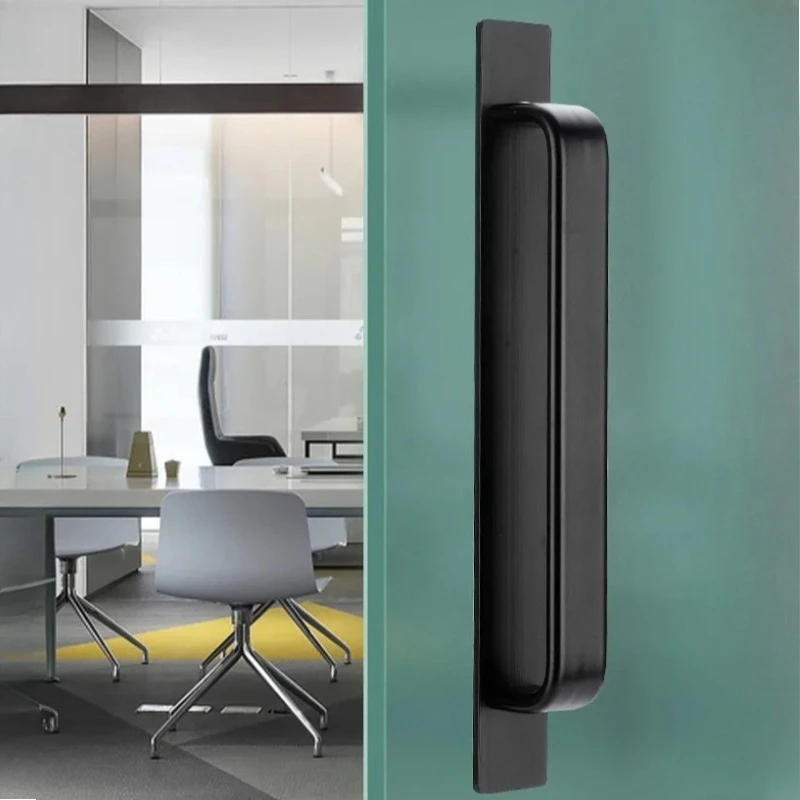 سبائك الألومنيوم درج دفع مقابض سحب 1 قطعة مقبض كابينة ذاتية اللصق مساعد لا عصا الحفر على مقبض لخزانة المطبخ