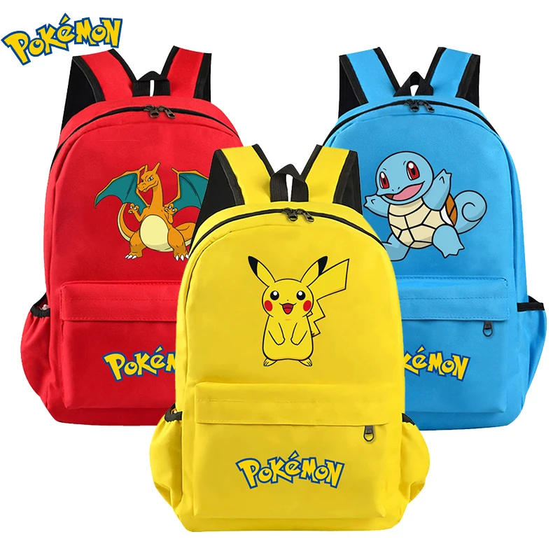 Pokemon Women Backpack Waterproof Pikachu Gengar Schoolbag Backpack for Student Female Girls Laptop Snorlax Book Pack Mochilas