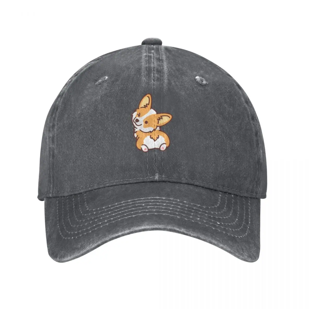 Cute corgi butt Baseball Cap Golf Wear Icon dad hat Women Men's