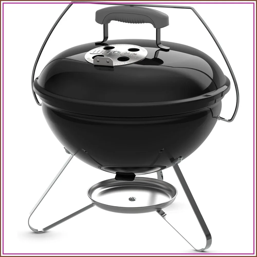 

14" Portable Charcoal Grill BBQ Kettle Outdoor Cooking Compact Lightweight