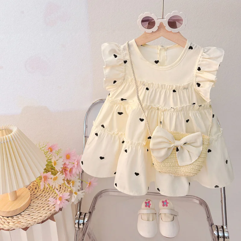 

Live supply of sweet and stylish princess dresses for girls, new summer dresses for baby girls, children's clothing wholesale