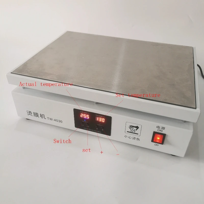 Constant Temperature Heating Station Heat Shrink Sealer for BOPP Cellophane Film Packaging PCB LCD Screen Repair