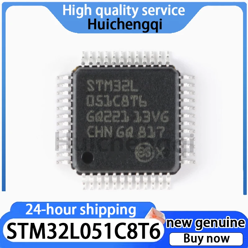 1PCS Original Genuine STM32L051C8T6 LQFP-48 ARM Cortex-M0+32-bit Microcontroller MCU