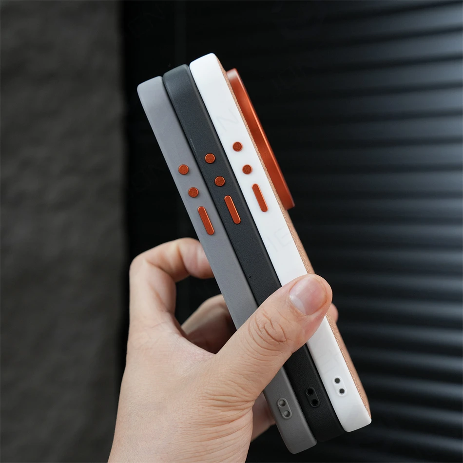Magnetyczne etui do Xiaomi Mi 17 Pro Max 14 15 Ultra Mi17 5G, luksusowa tekstura tkaniny, odporne na wstrząsy, ze stopową osłoną obiektywu, kompatybilne z ładowaniem Magsafe. — zdjęcie produktu 5