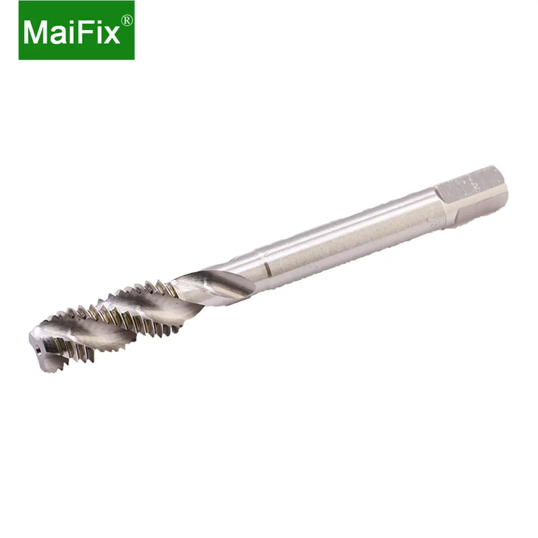 MaiFx 1PC  M2 M4 M8 M16 M10 M12 CNC JIS Extrusion Straight Spiral Flute Groove Through Blind Hole Thread HSS Machine Screw Tap